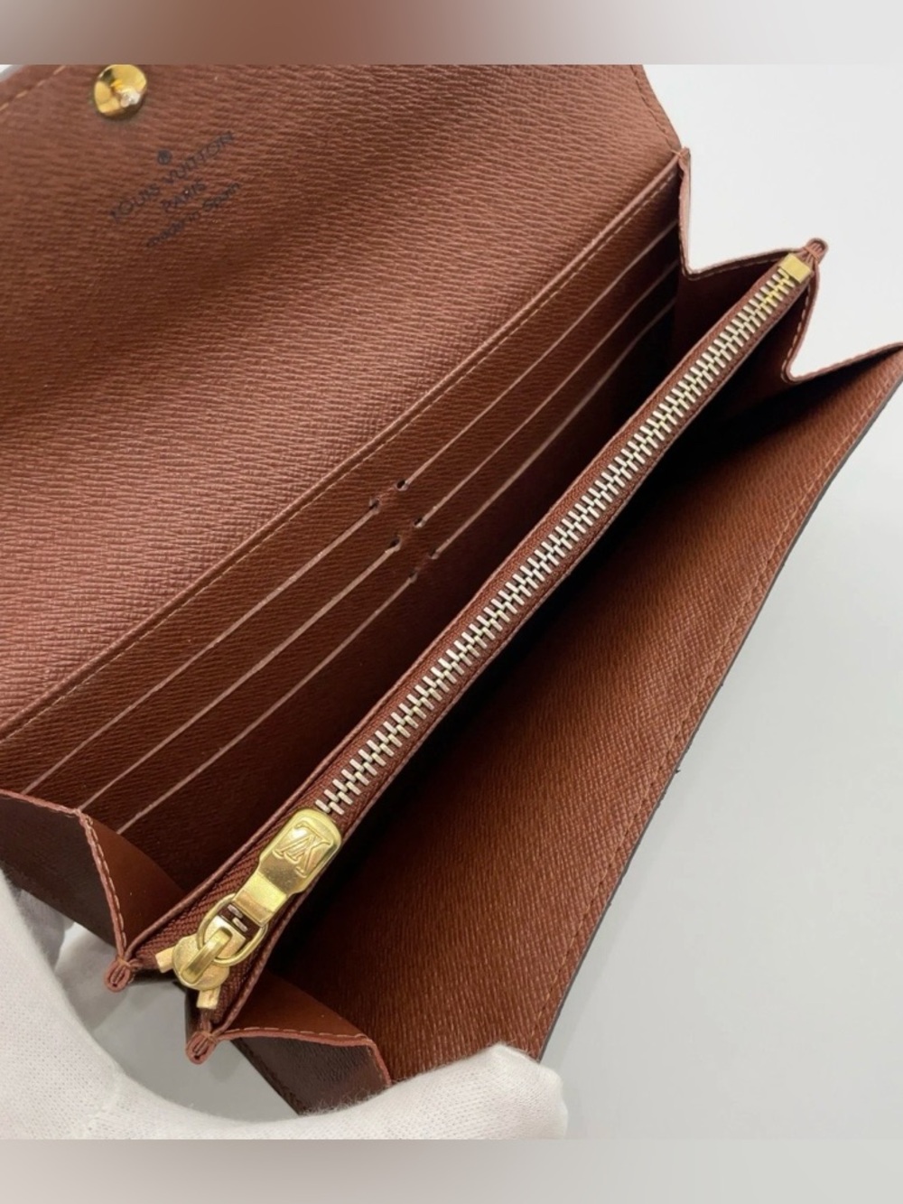 Louis Vuitton Monogram Long Card & Key Holder in Brown - Picture 12 of 16